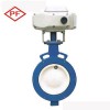 電動(dòng)對(duì)夾式軟密封蝶閥