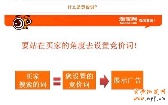 淘寶直通車基礎-什么是競價詞？