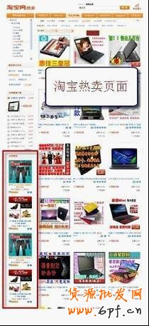 淘寶直通車店鋪推廣展現(xiàn)位置