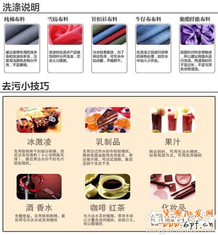 洗滌說(shuō)明