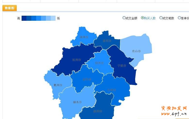 根據(jù)買家地域熱度選擇投放地區(qū)。