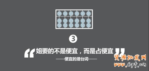 “姐要的不是便宜，而是占便宜”--便宜的潛臺詞
