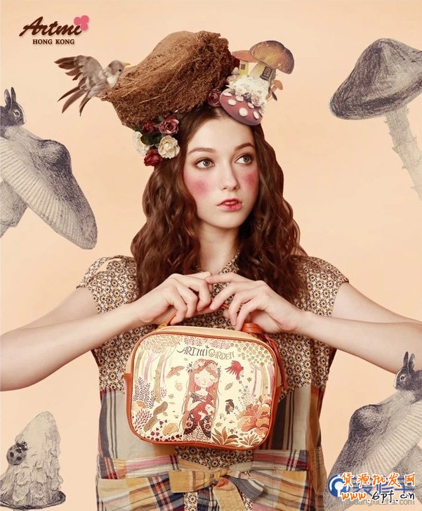 電商海報，設計淘寶女包主題海報