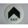 地面疏散指示標(biāo)志，EXIT圓形地貼膜 PVC夜光地貼膜