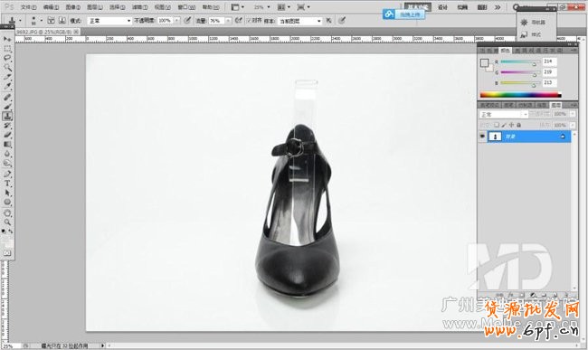 淘寶鞋類寶貝常見如何修圖實例教程！