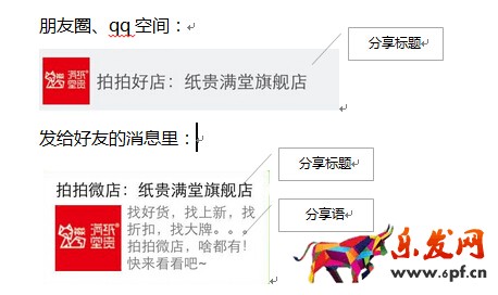 拍拍微店分享語