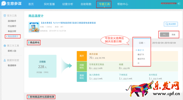 生意參謀商品溫度計怎么用 生意參謀商品溫度計怎么用