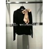 2017秋冬新款歐美高端女裝蝴蝶結(jié)黑色套頭毛衣長(zhǎng)袖上衣